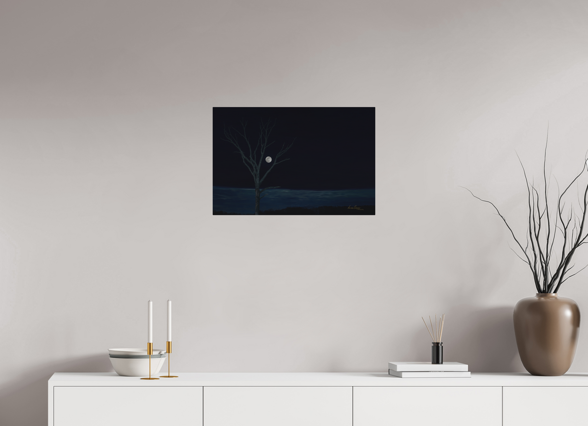 24 x 16″, Metal Prints Held by the Snow Moon