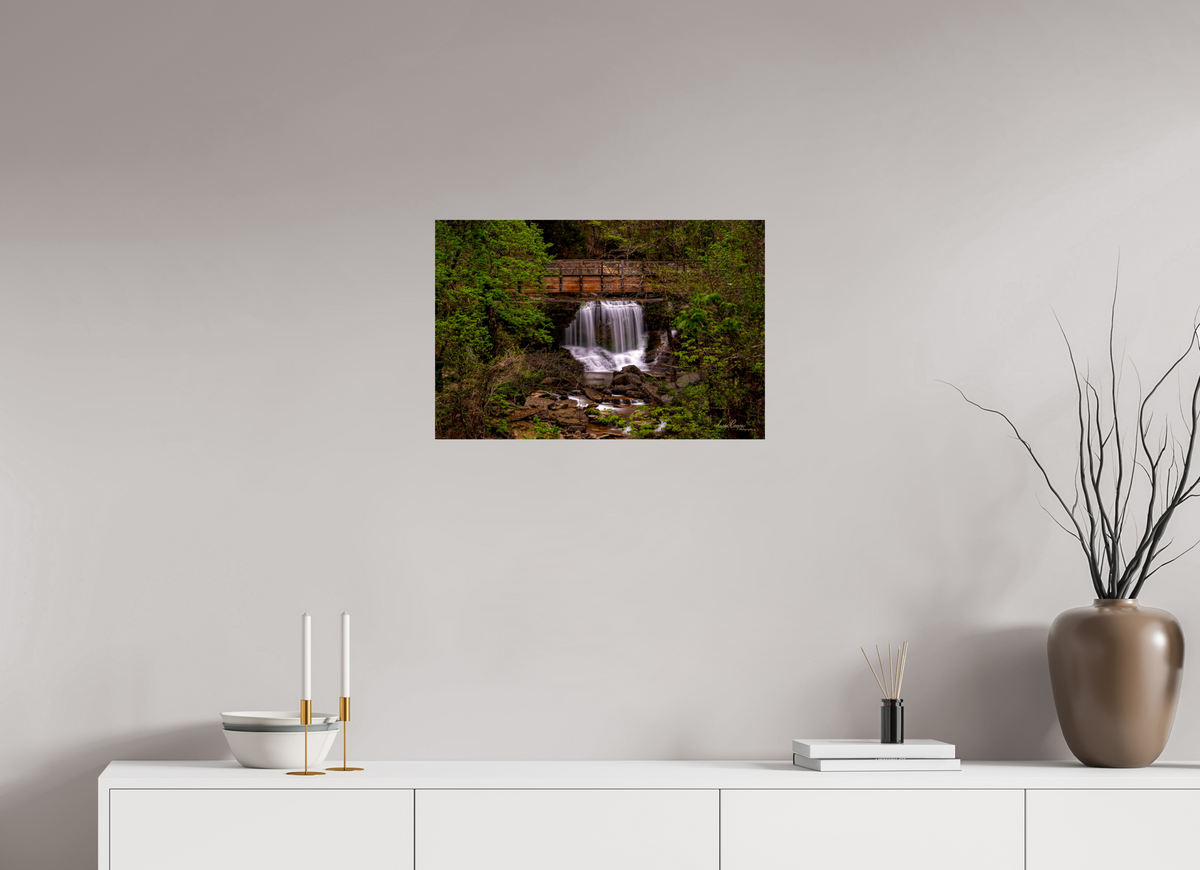 24 x 16″, Print Paper Pinon Falls • Bella Vista, Arkansas