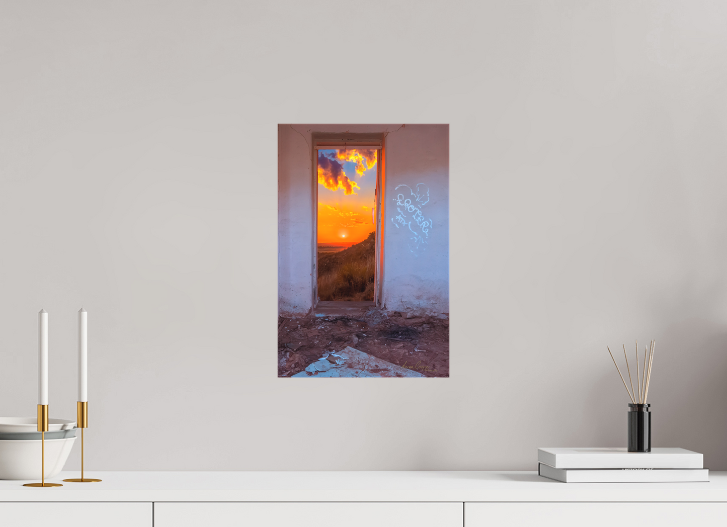 10 x 15″, Canvas Print Everything Is Better Outside