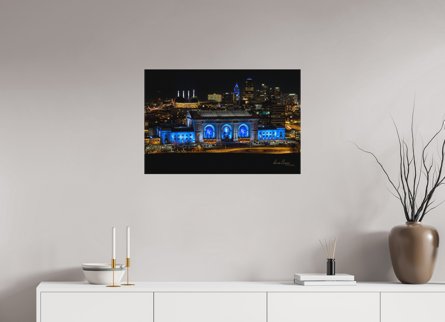 30 x 20″, Canvas Print Kansas City Union Station
