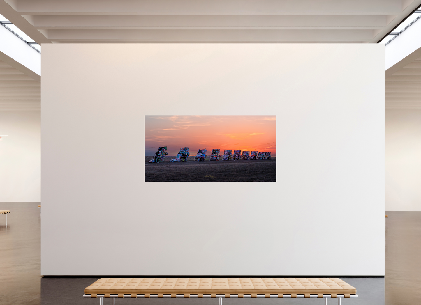 79.1 x 40″, Print Paper Before the Highway Woke