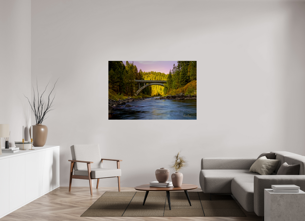 60 x 40″, Print Paper Where the River Leads