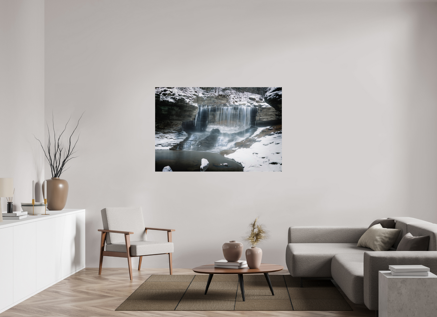 60 x 40″, Photo Print Under Acrylic Glass Frozen Stillness