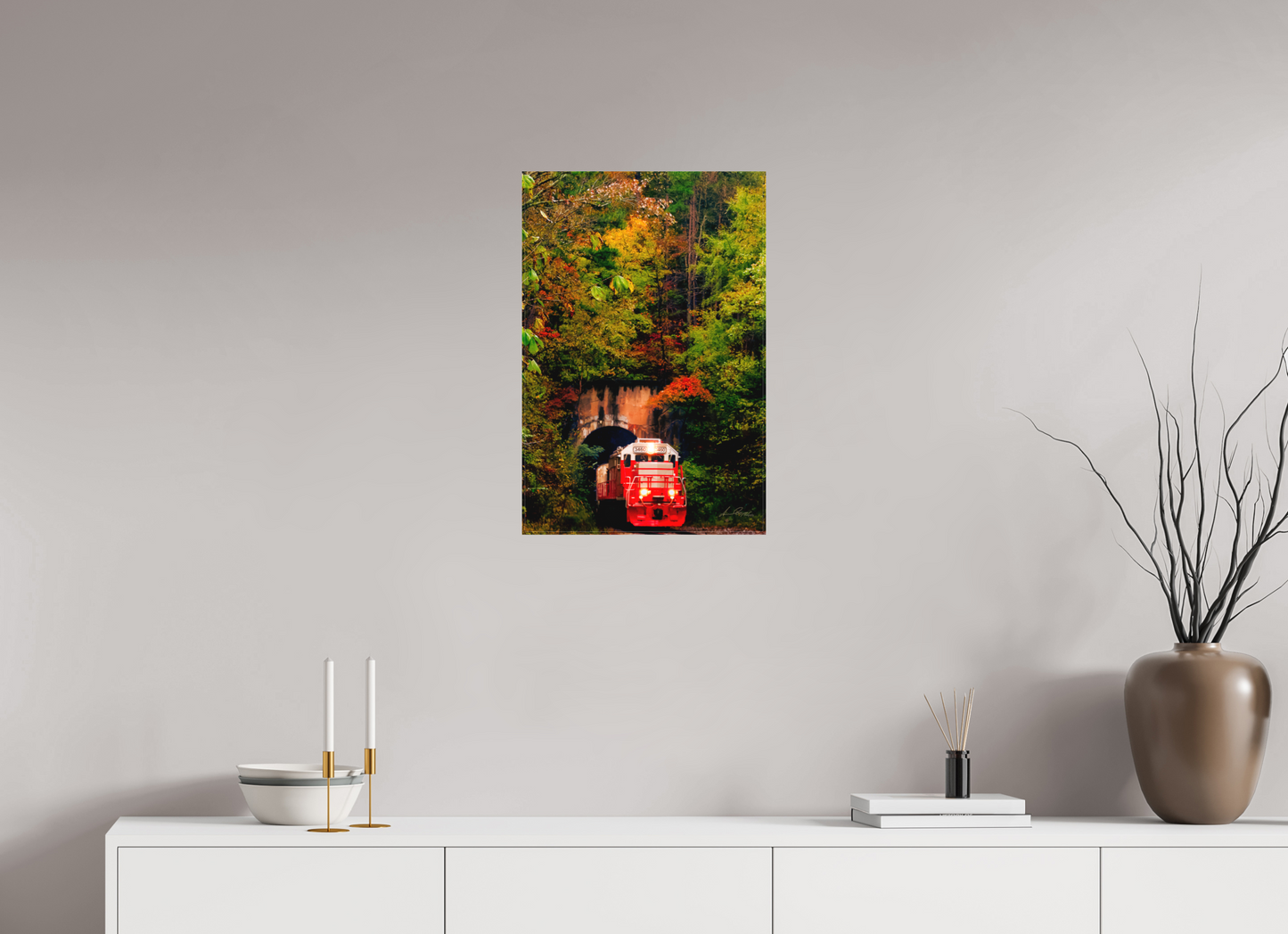 16 x 24″, Canvas Print Emerging from autumn