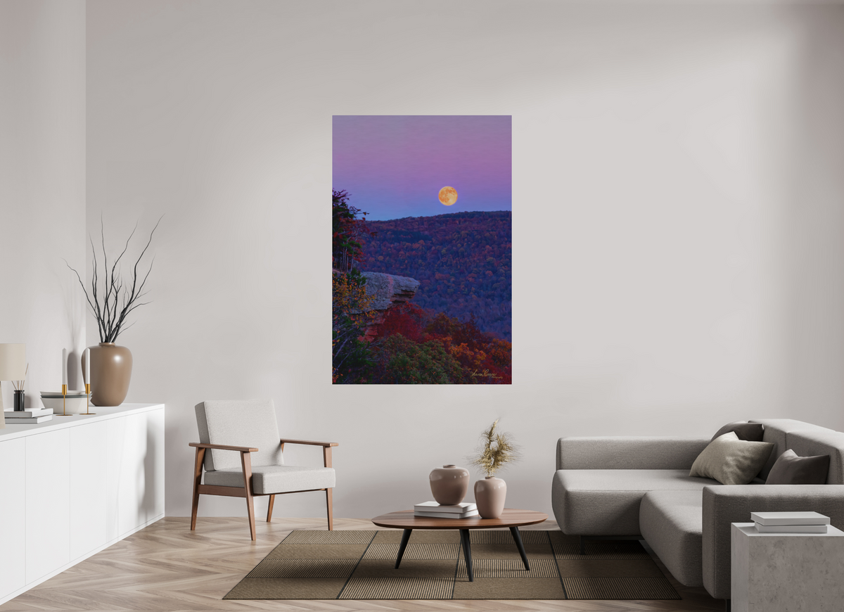 44 x 66″, Metal Prints Evening on The Edge