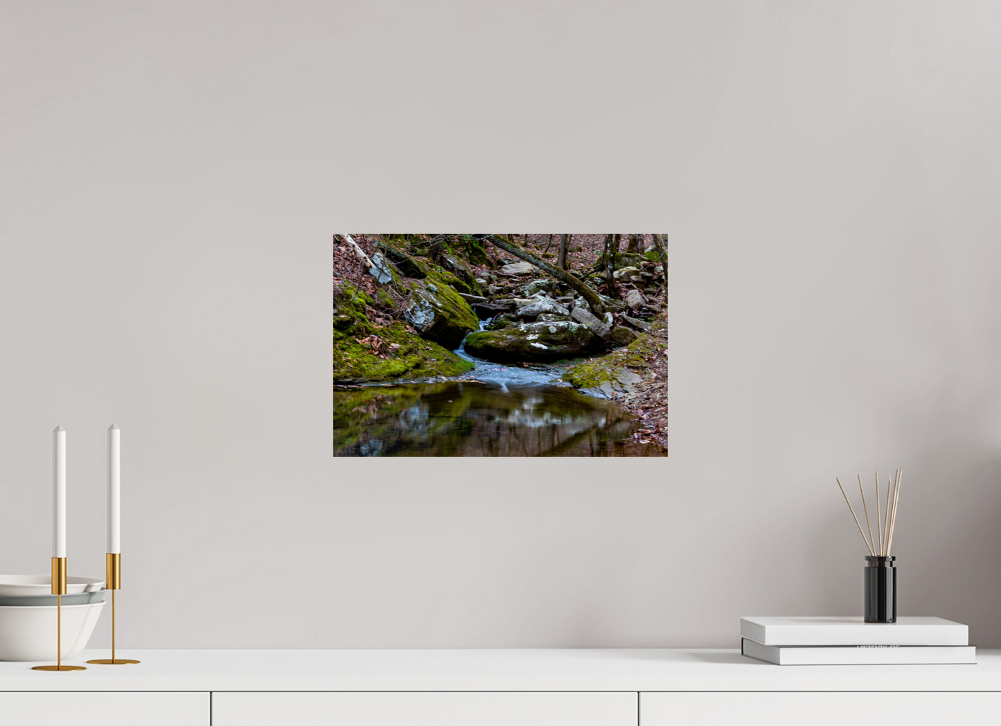 15 x 10″, Print Paper Where the Creek Rests