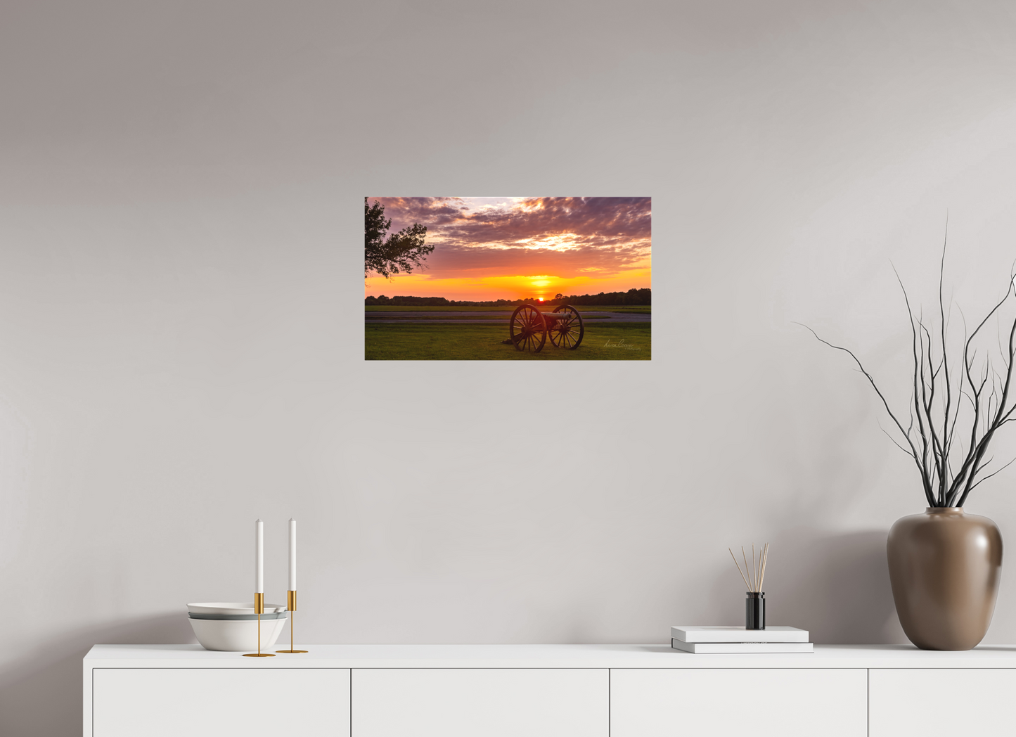 24 x 13.5″, Canvas Print Echoes in the Last Light