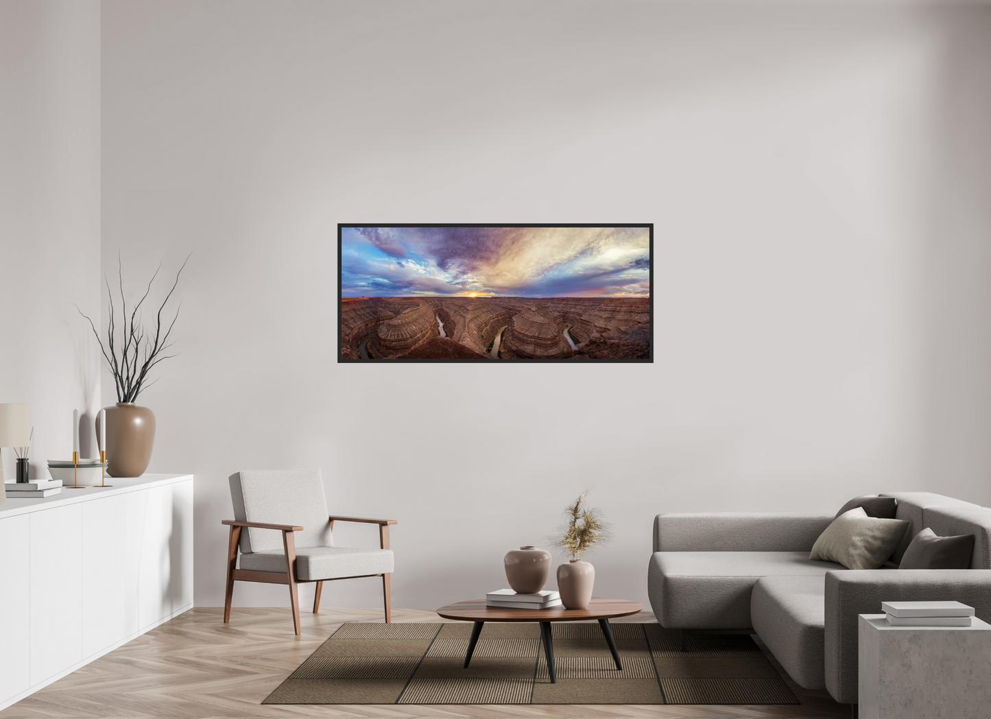 64.6 x 28″, Gallery Frame Carved by Time