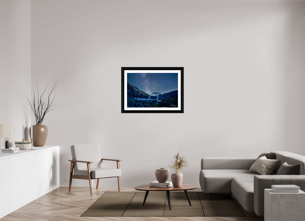 35.1 x 24″, Framed with mat hahnemuhle pearl A Crossing Through Time