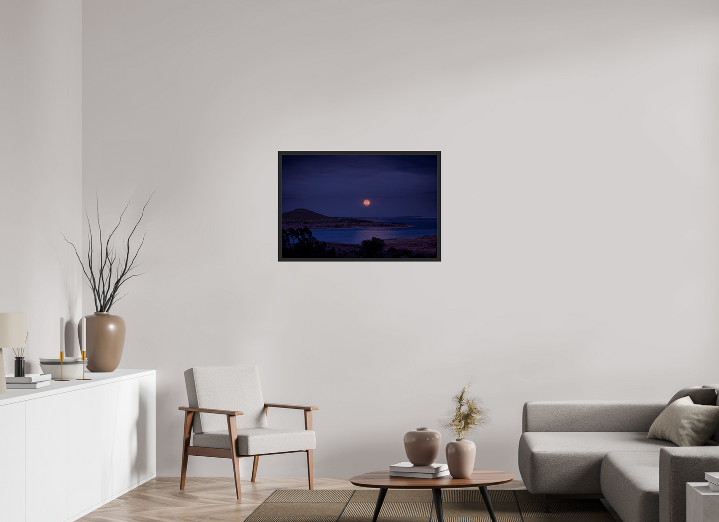 36 x 24″, Gallery Frame Peak of Lingering Light
