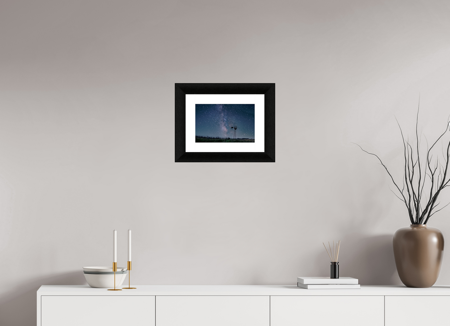 12 x 8″, Framed with mat hahnemuhle pearl Where the Wind Still Turns