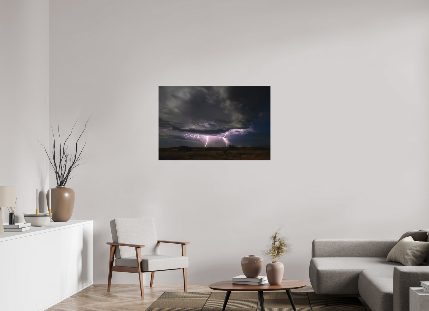 42.3 x 28″, Canvas Print Quiet Before the Strike