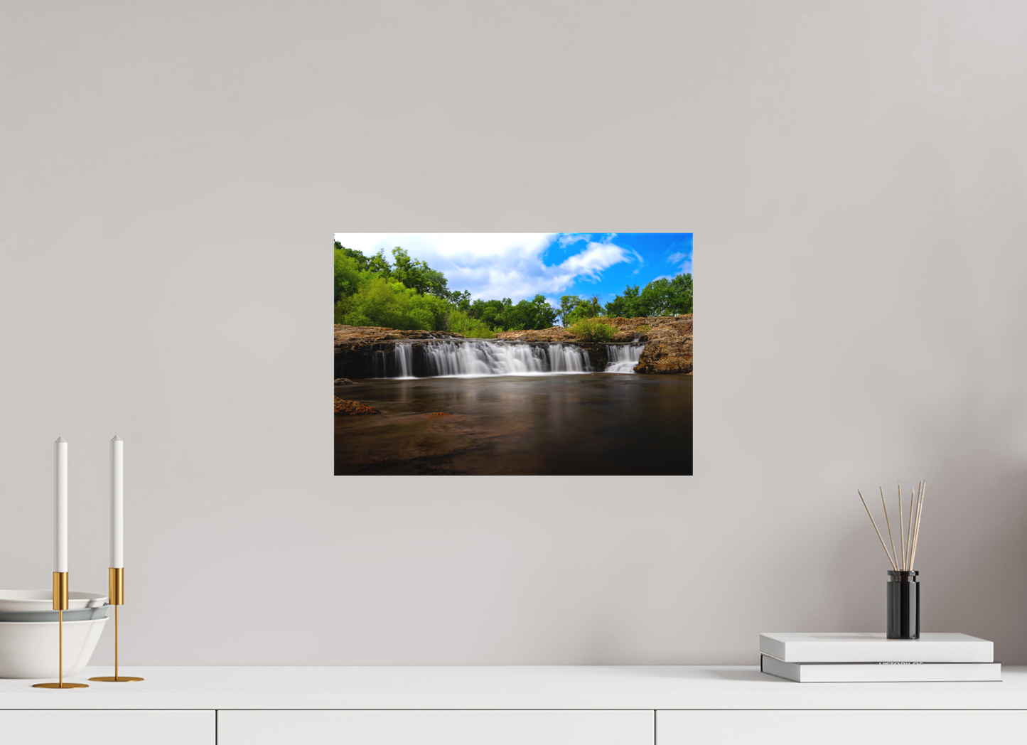 15 x 10″, Canvas Print Grand Falls in Bloom