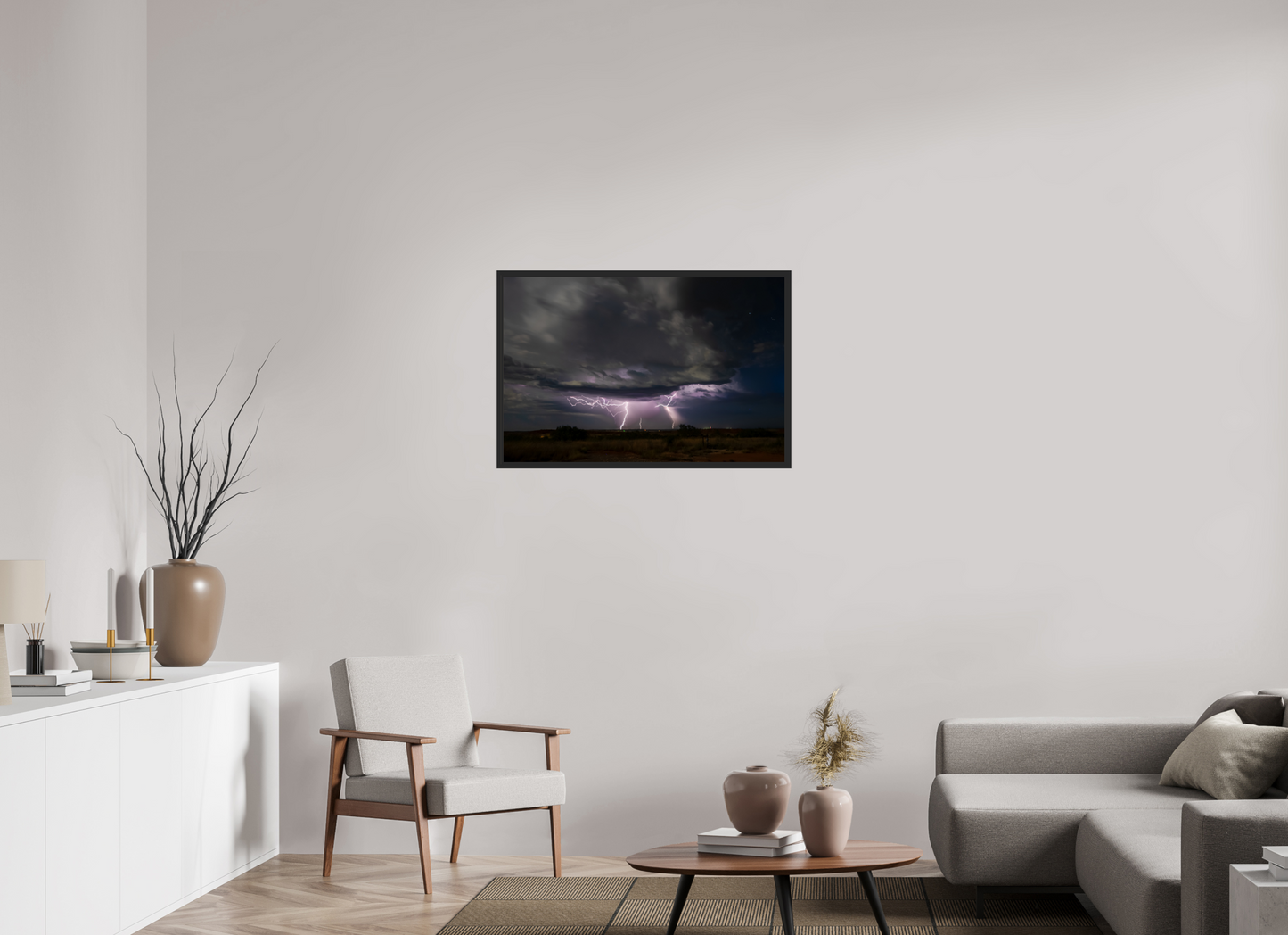 36.3 x 24″, Gallery Frame Quiet Before the Strike