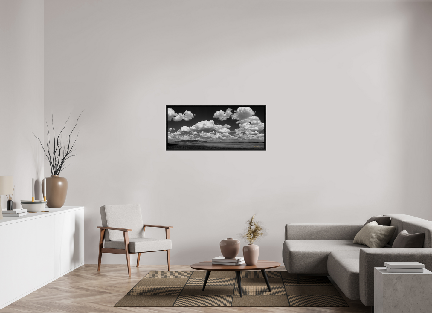 46.1 x 20″, Floater Frame The Weight of the Sky | Mexican Hat, Utah Fine Art Photography