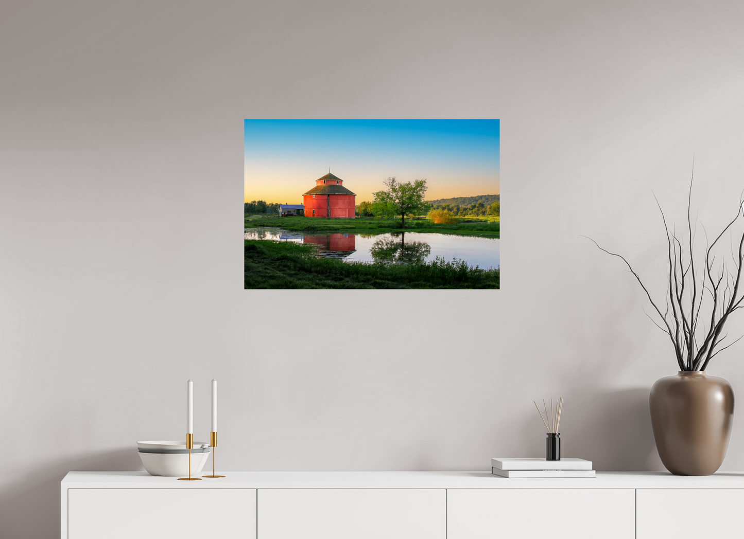30 x 20″, Photo Print On Fuji Crystal DP II Round Barn