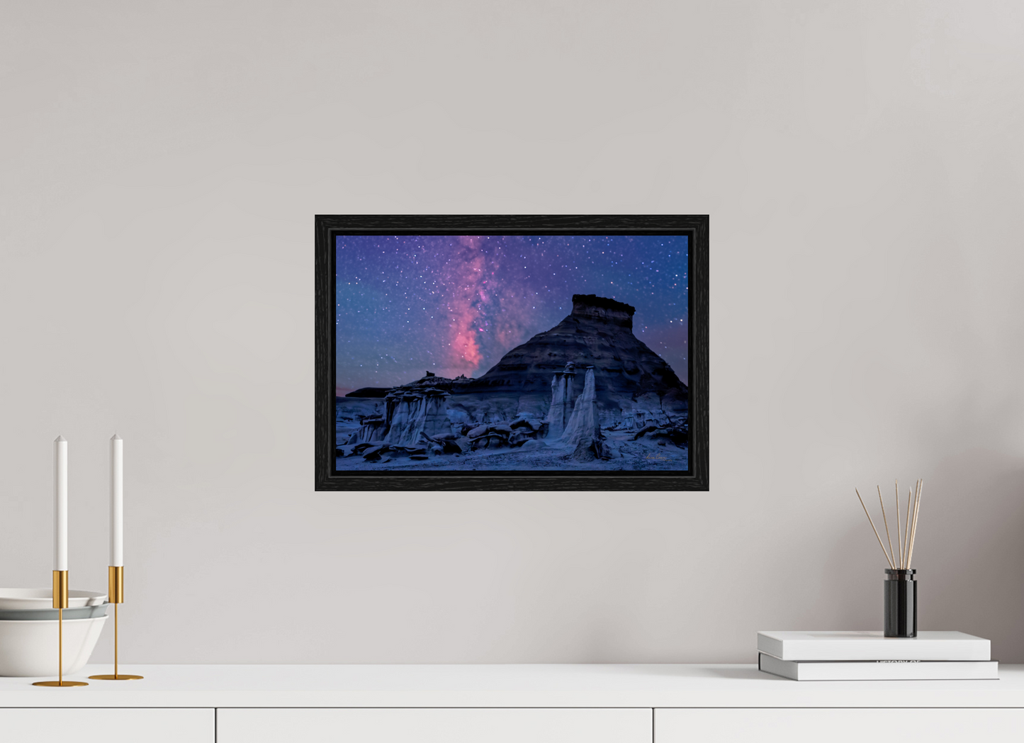 15 x 10″, Floater Frame Cathedrals of the Night