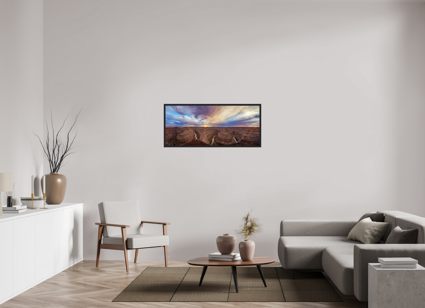 46.2 x 20″, Gallery Frame Carved by Time