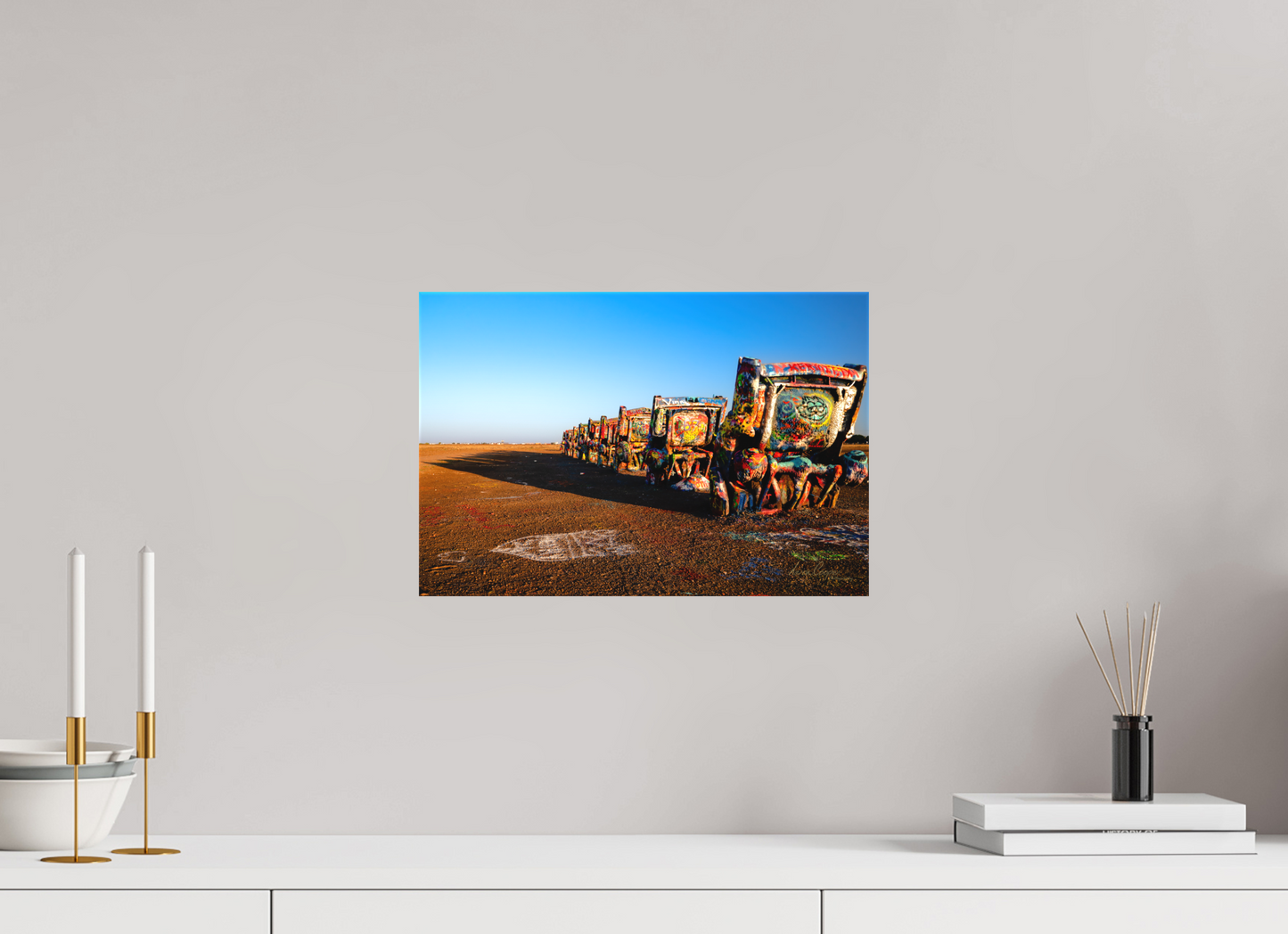 15 x 10″, Canvas Print The Color of Miles