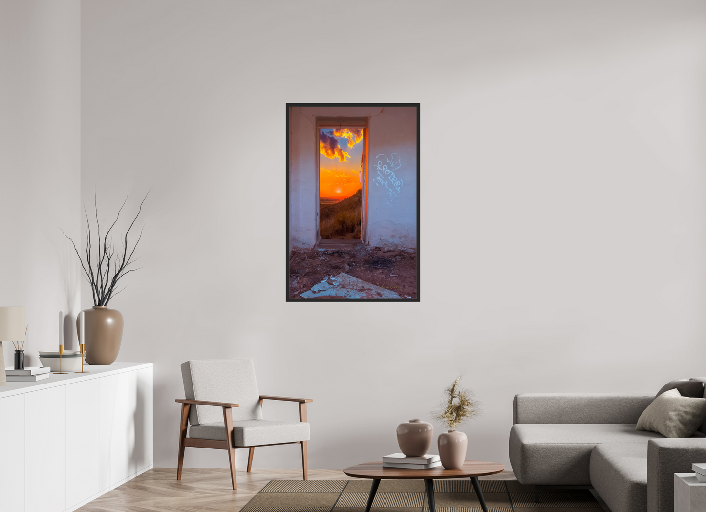 30 x 45″, Gallery Frame Everything Is Better Outside