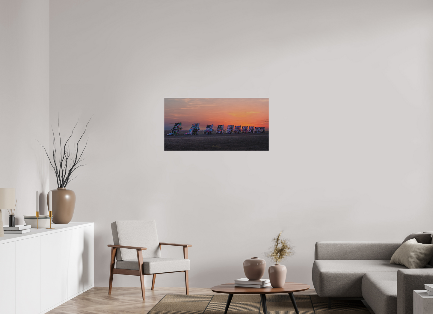 39.6 x 20″, Metal Prints Before the Highway Woke