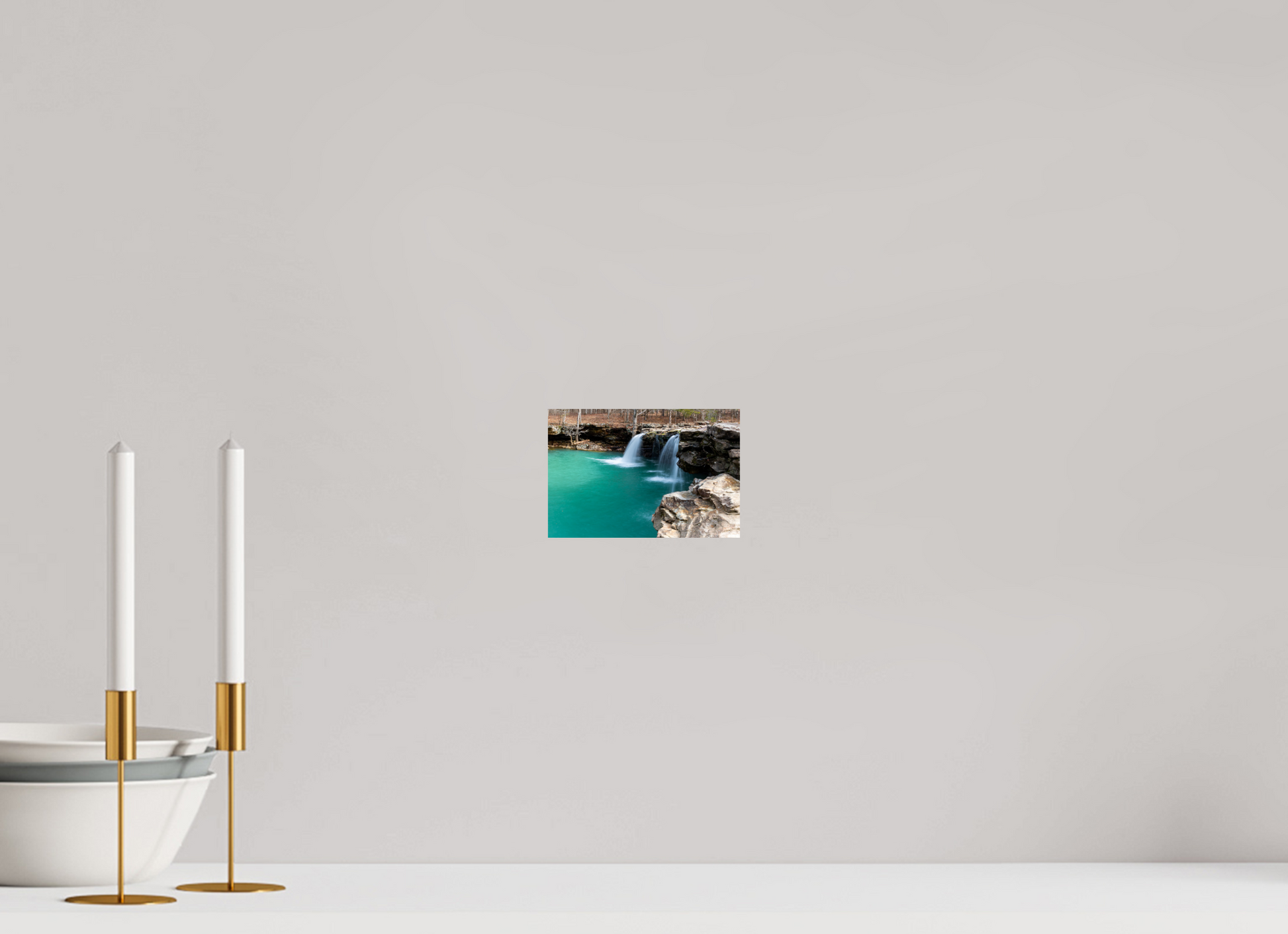 6 x 4″, Print Paper Falling Water Falls