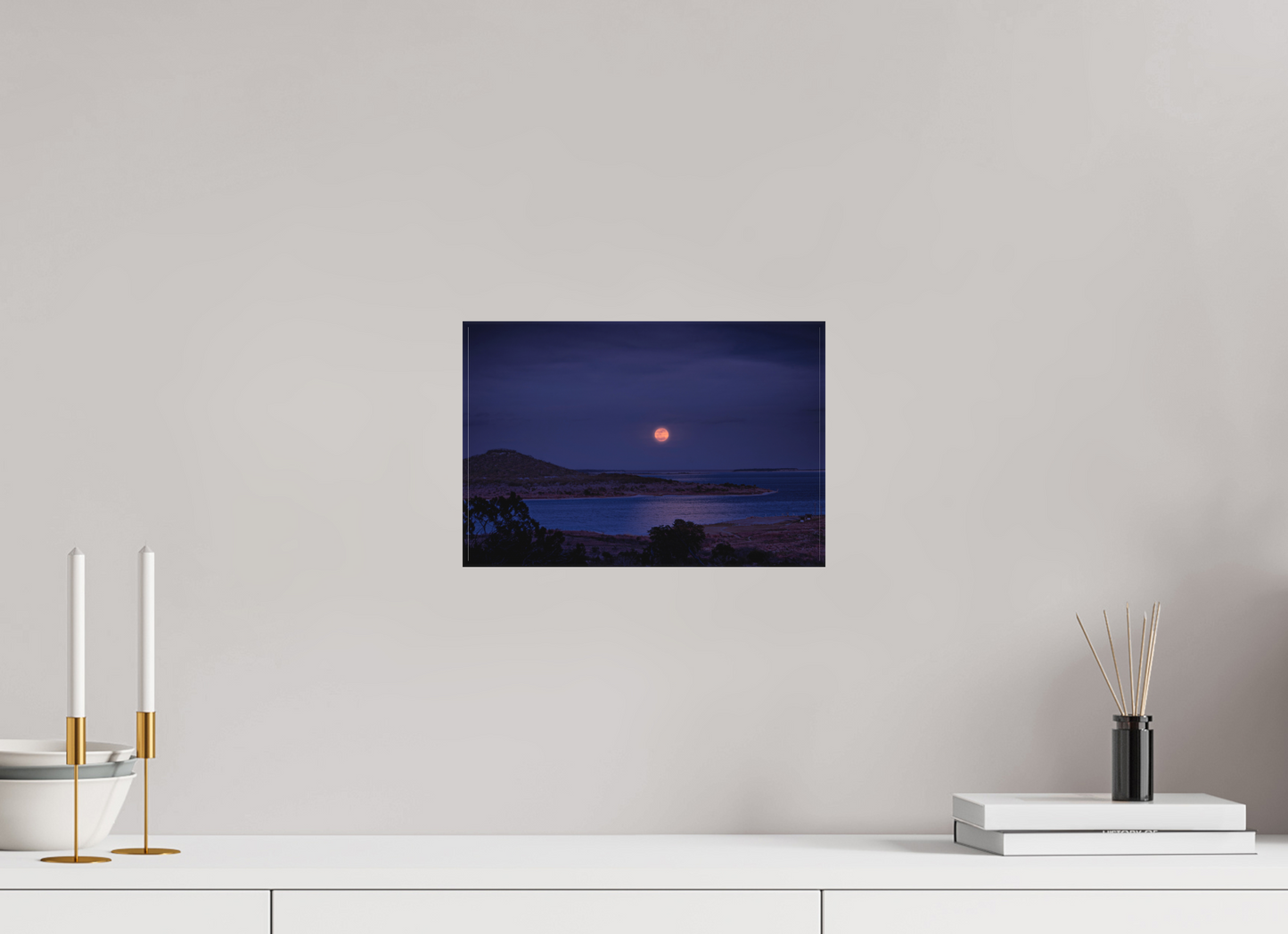 12 x 8″, Canvas Print Peak of Lingering Light