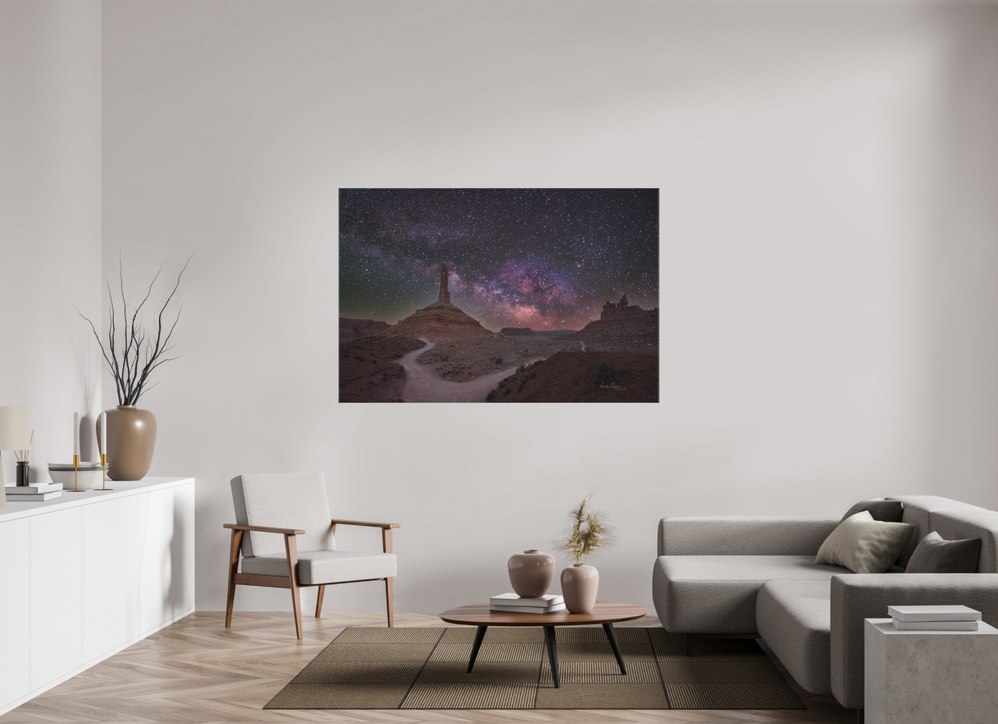 66 x 44″, Canvas Print The Weight of the Sky