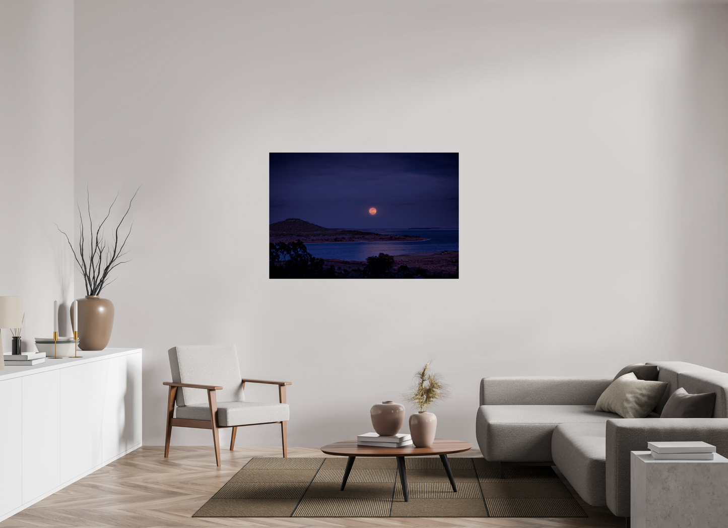 54 x 36″, Print Paper Peak of Lingering Light