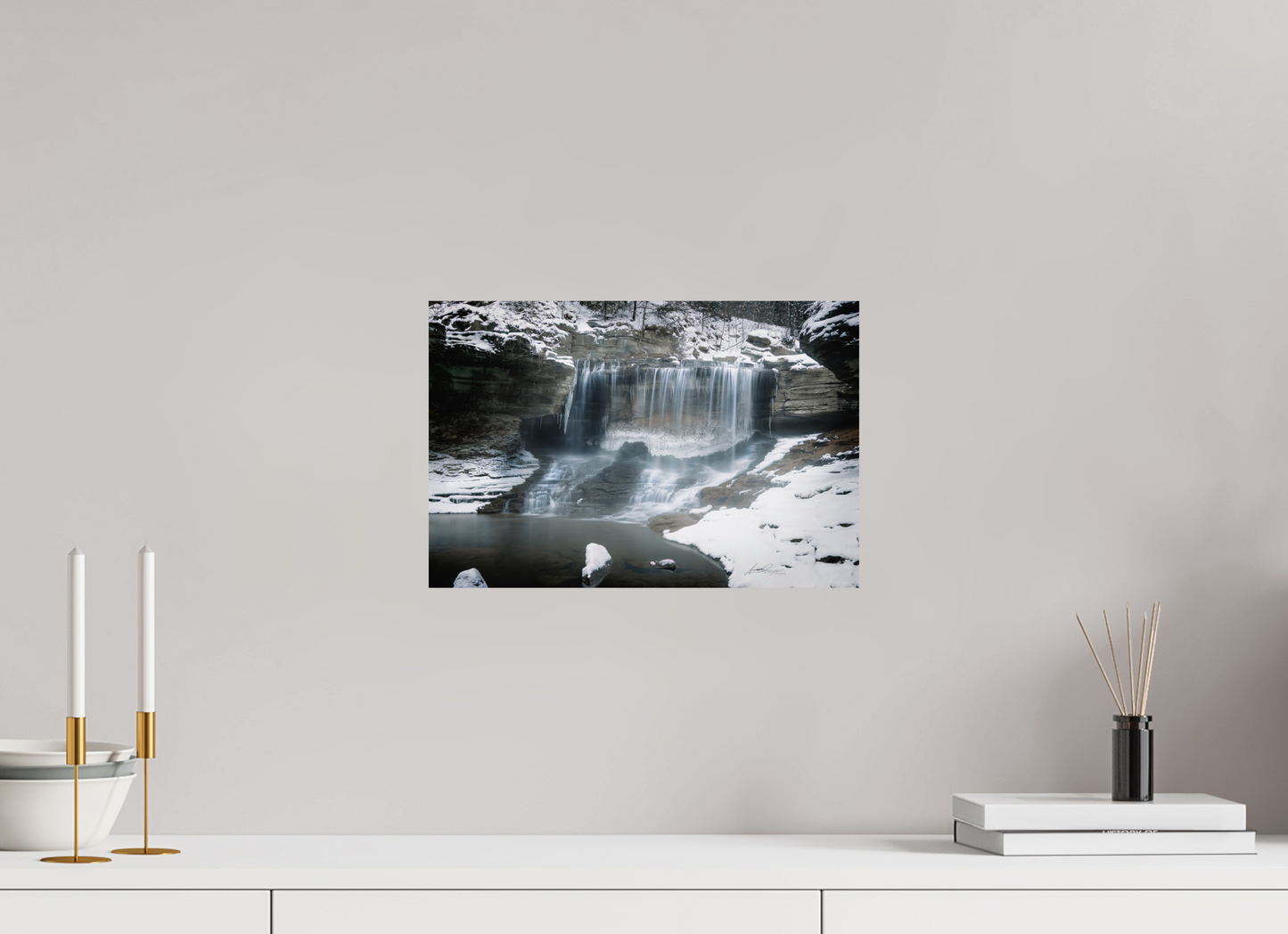 15 x 10″, Print Paper Frozen Stillness