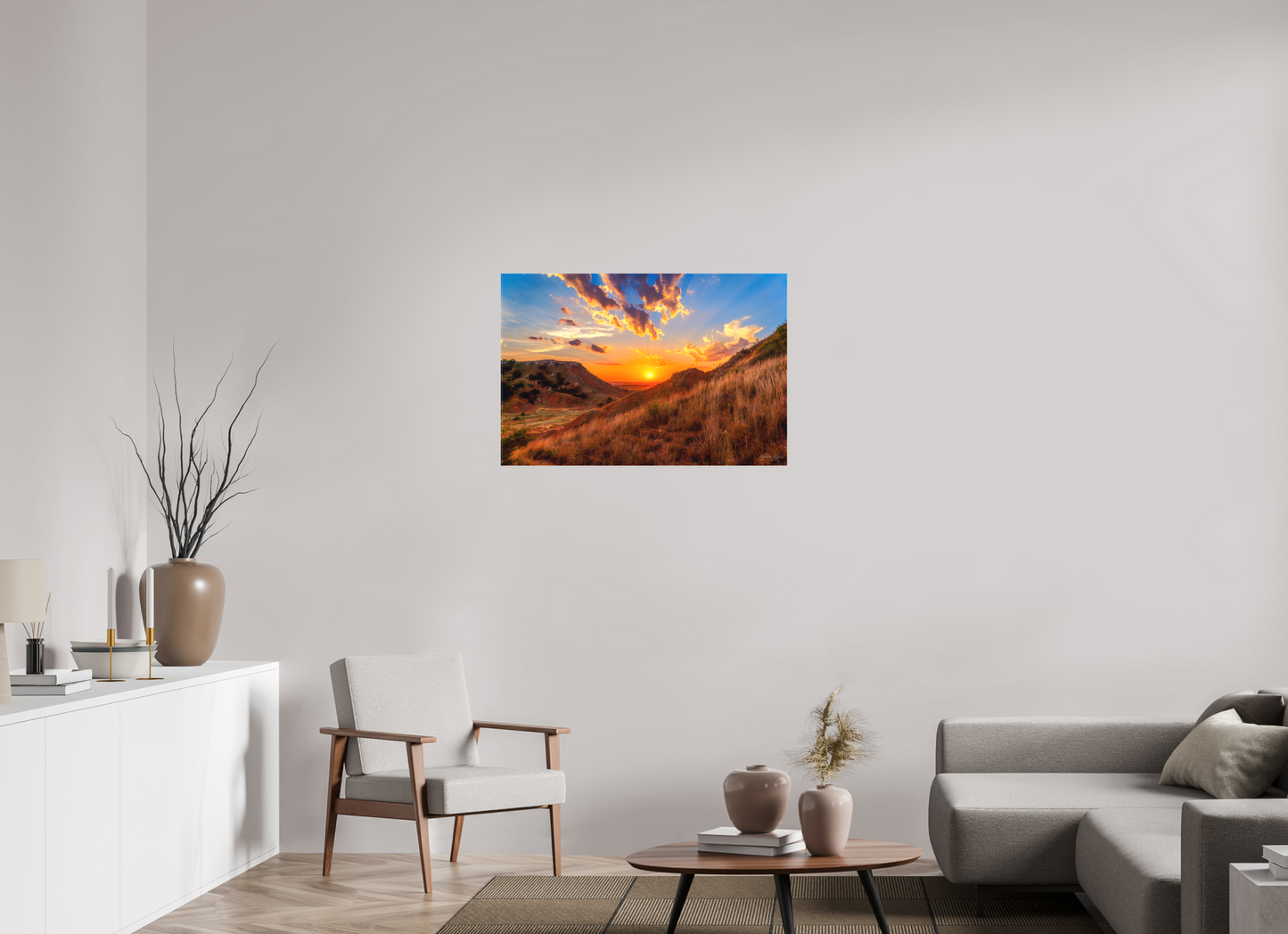 36 x 24″, Canvas Print Embers of the Horizon