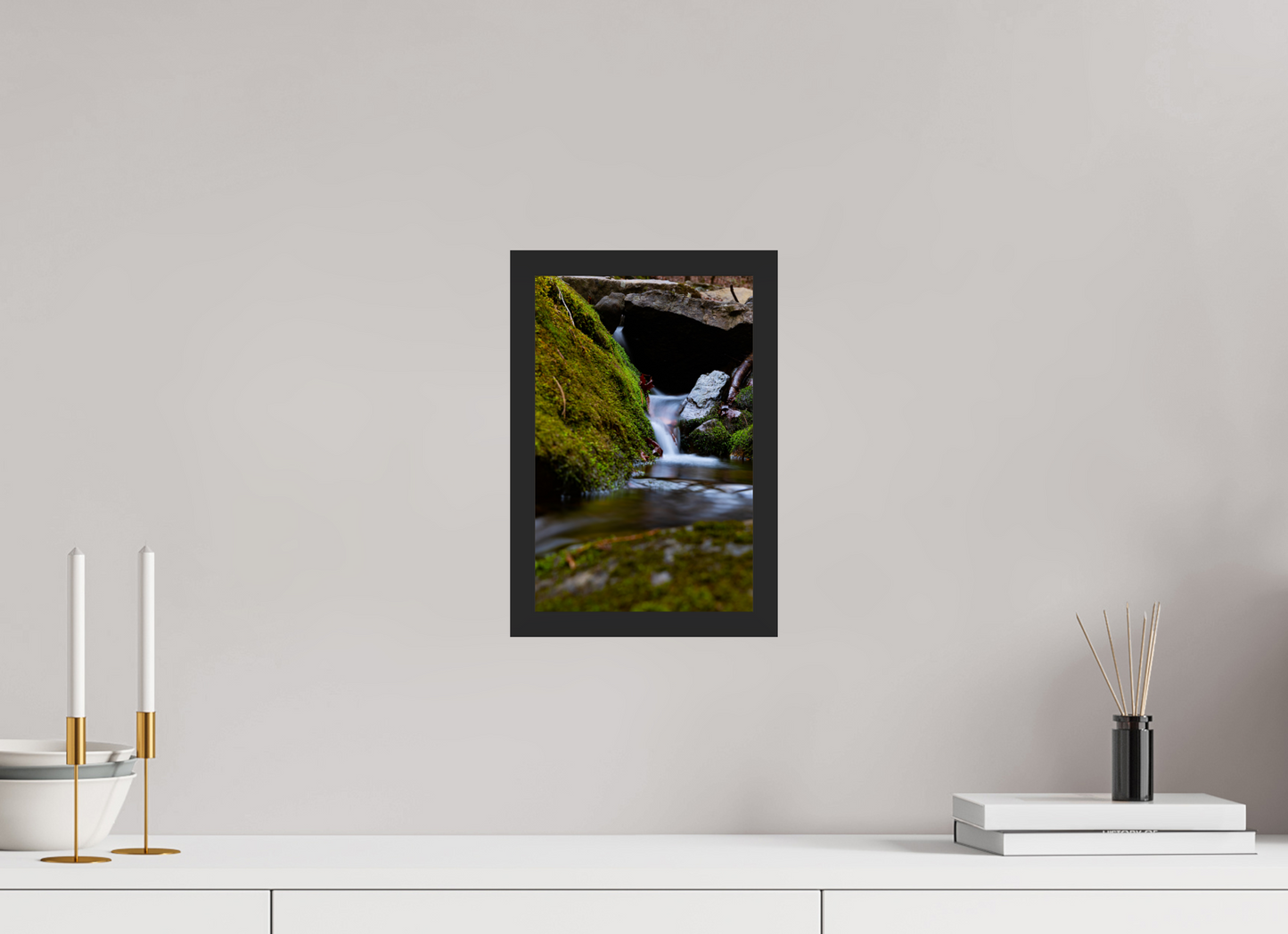 8 x 12″, Gallery Frame Between Moss and Stone