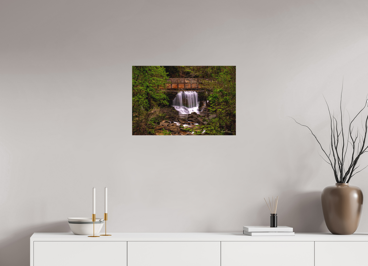 24 x 16″, Canvas Print Pinon Falls • Bella Vista, Arkansas
