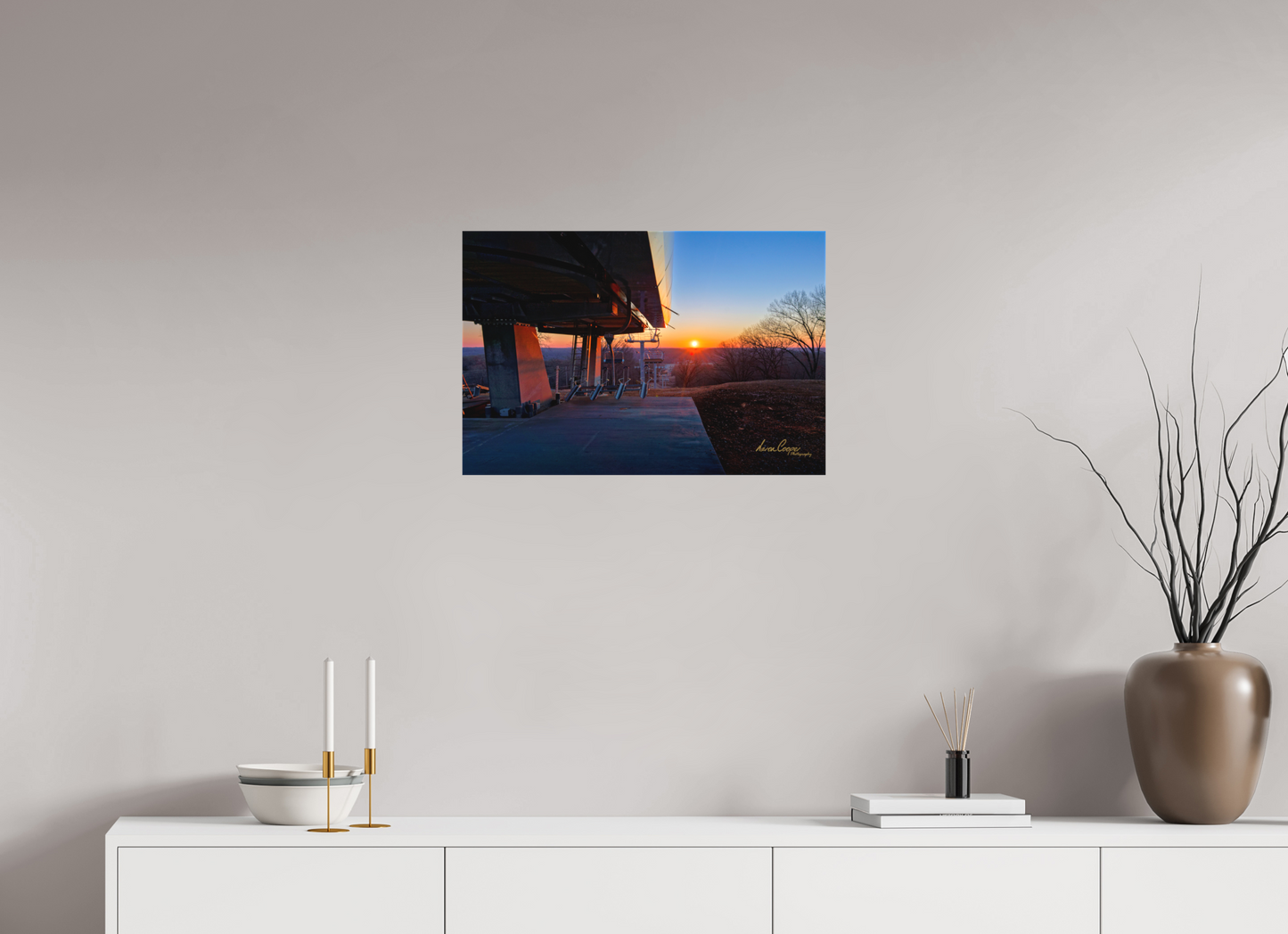 24 x 16″, Canvas Print The Lifted Morning Sun