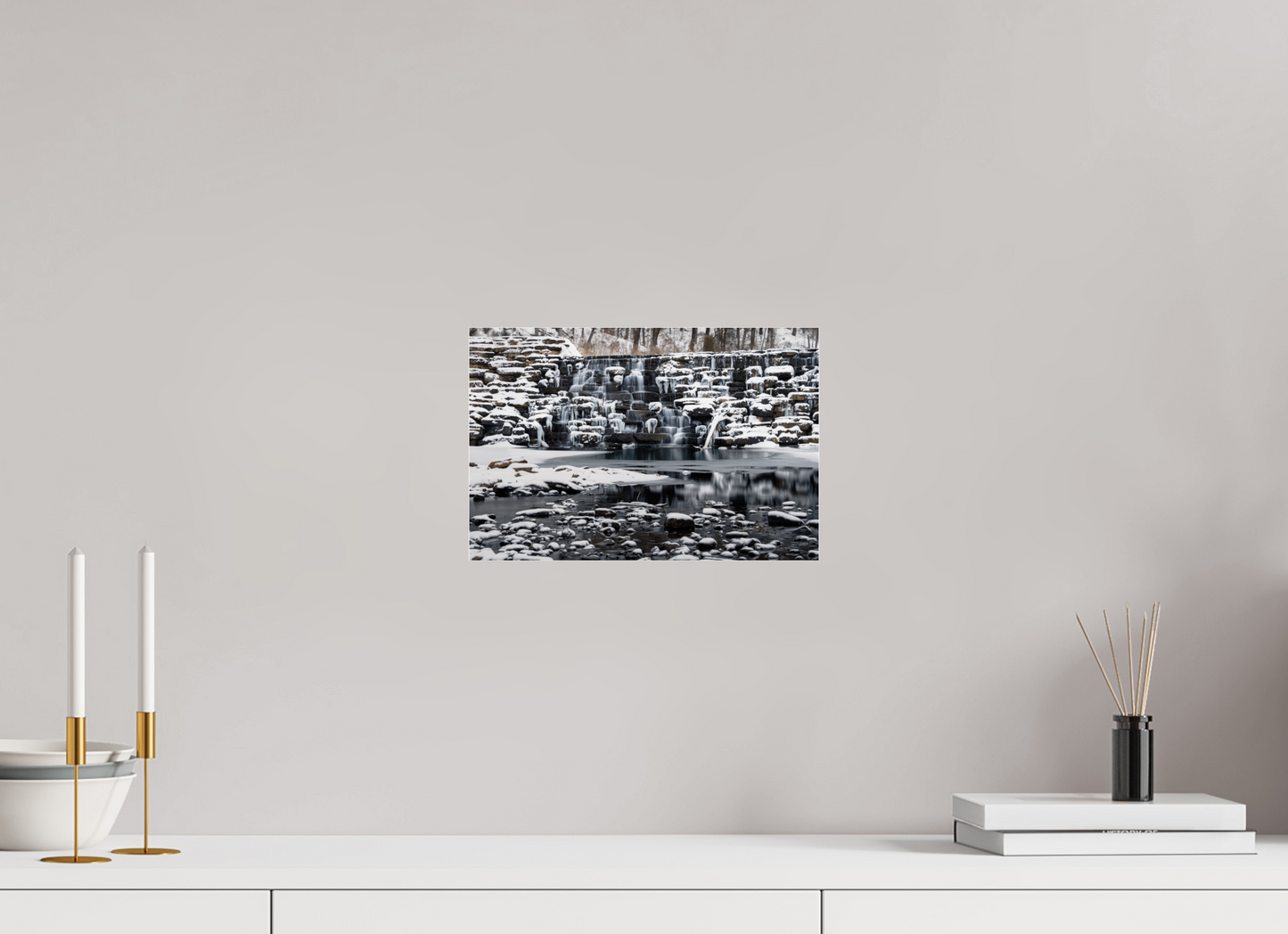 12 x 8″, Photo Print Under Acrylic Glass Frozen Stillness