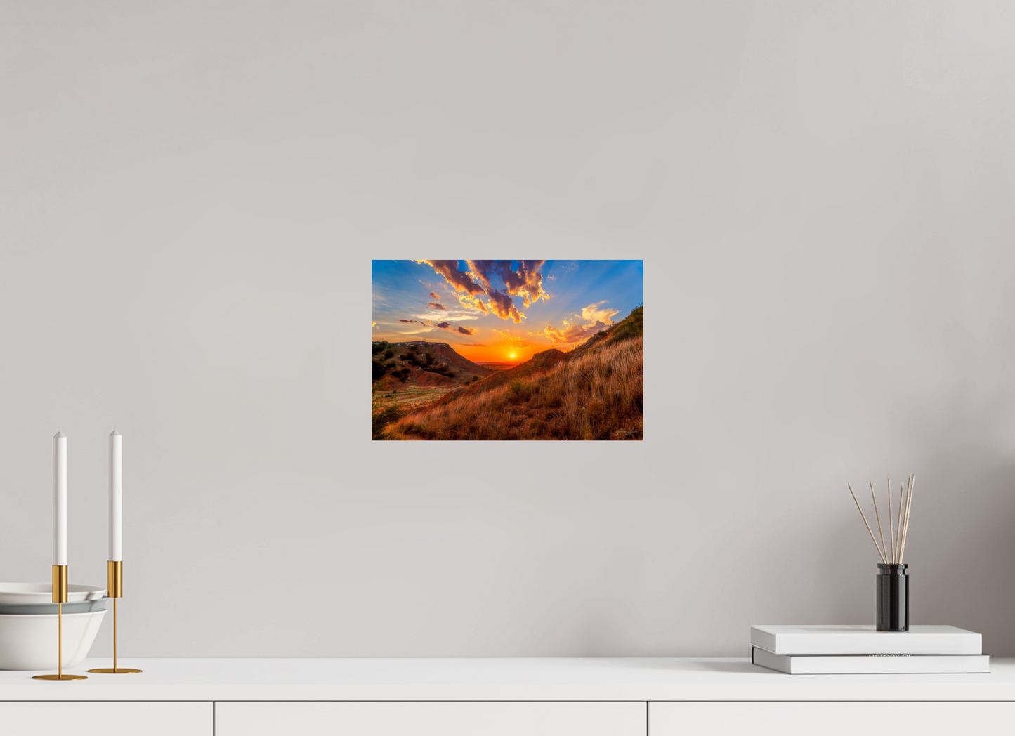 12 x 8″, Print Paper Embers of the Horizon
