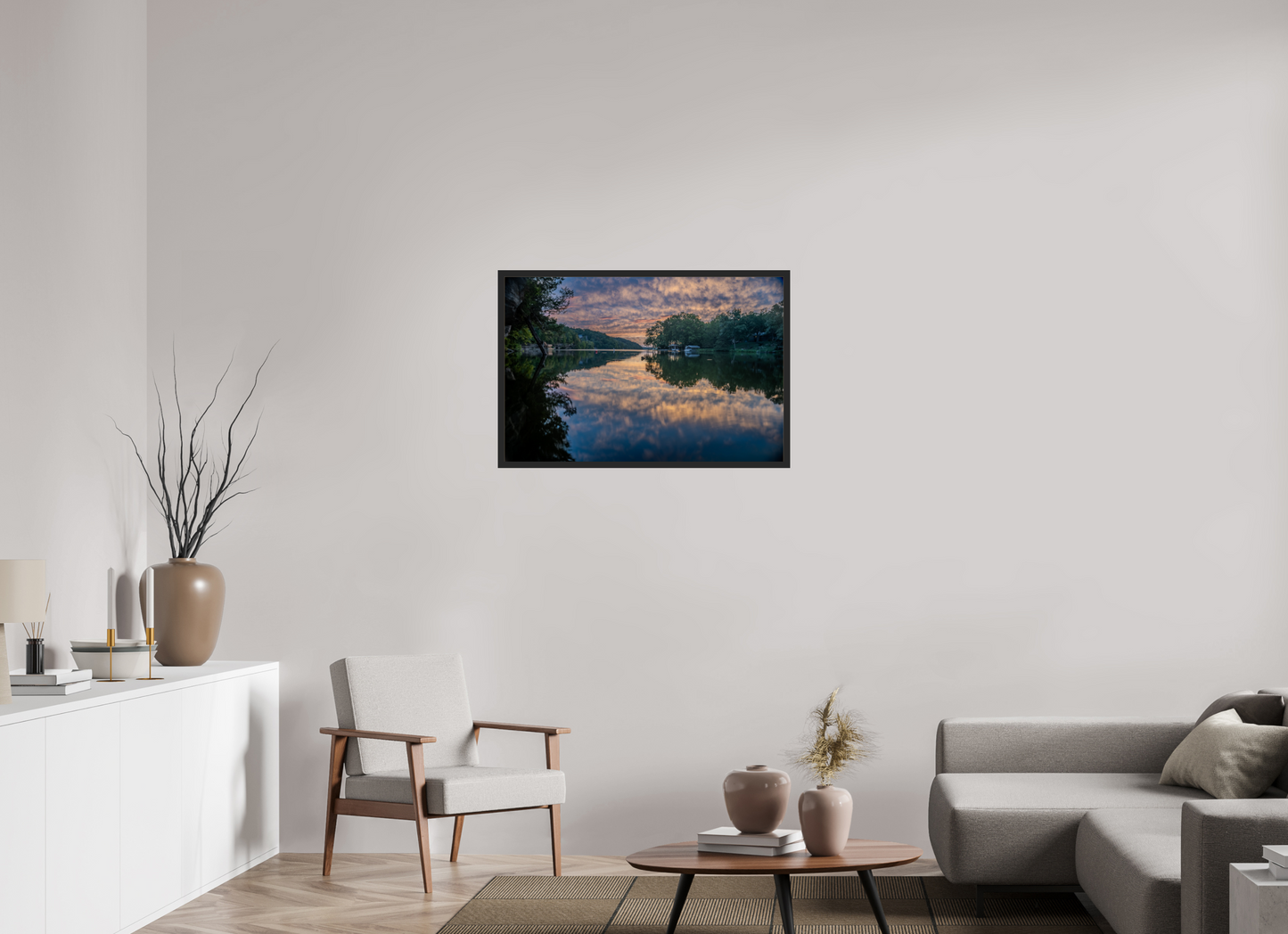36 x 24″, Gallery Frame Morning Mirrors