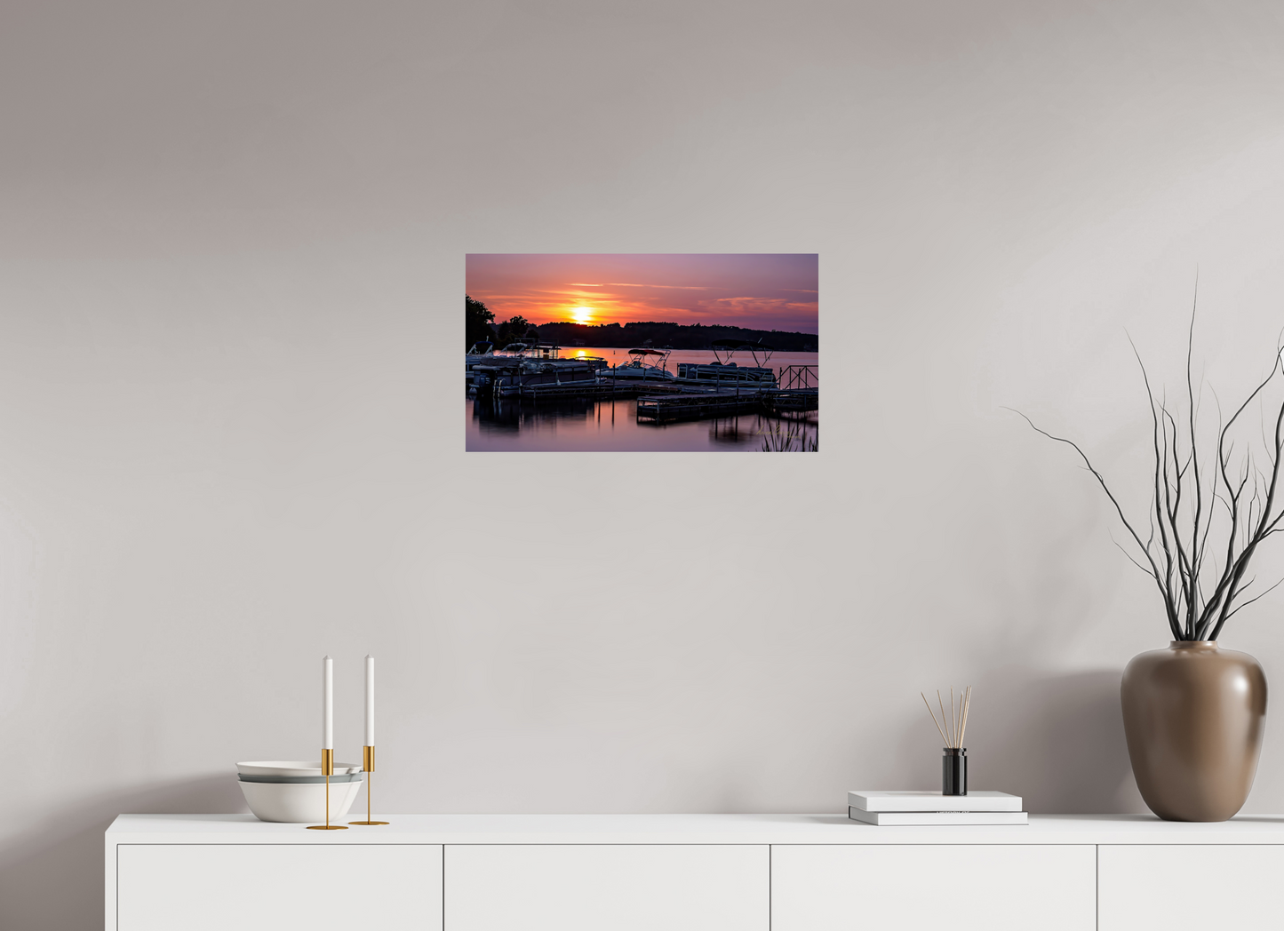 24 x 13.5″, Print Paper Anchored in the Last Light
