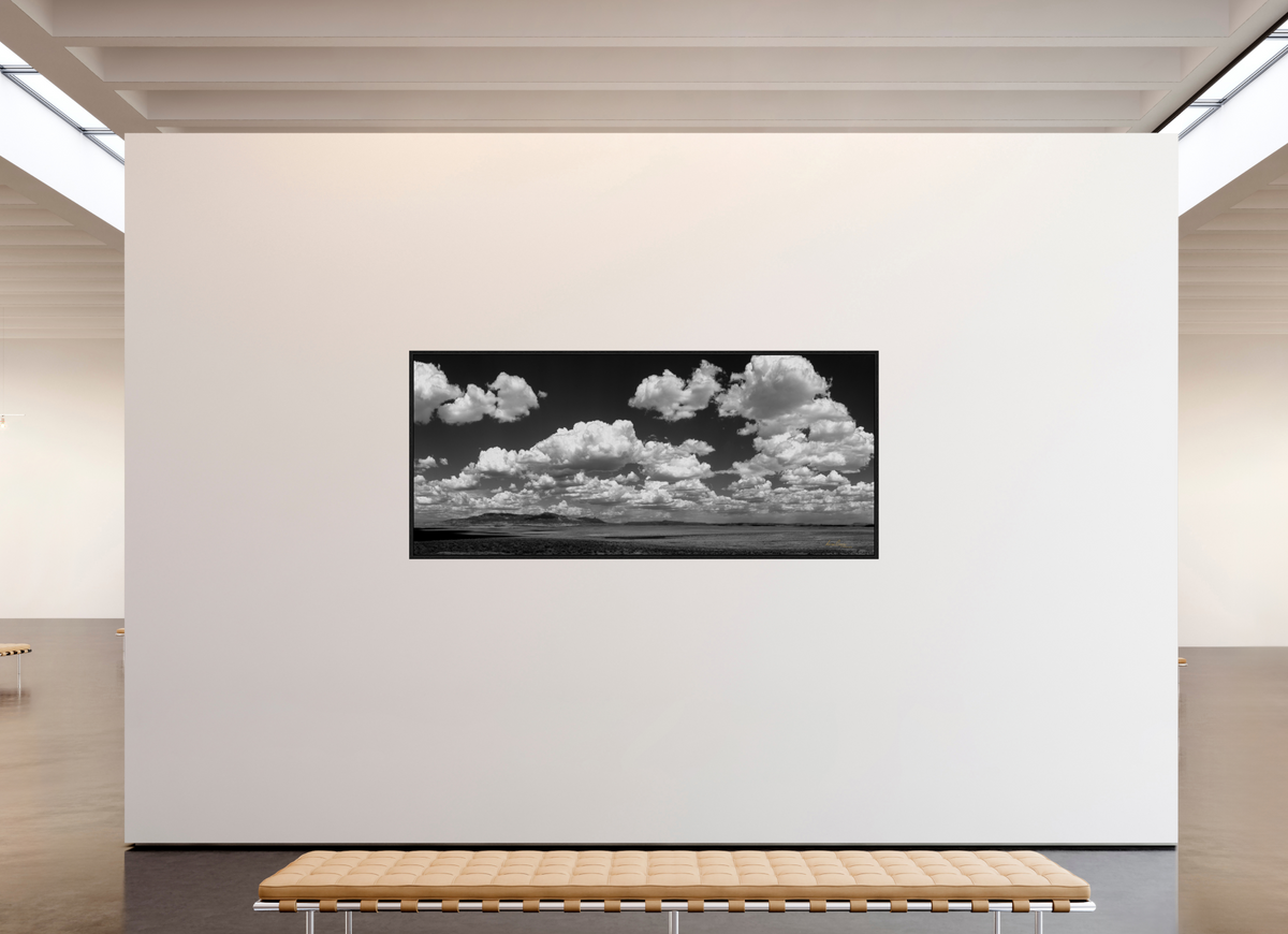 90 x 39″, Floater Frame The Weight of the Sky | Mexican Hat, Utah Fine Art Photography