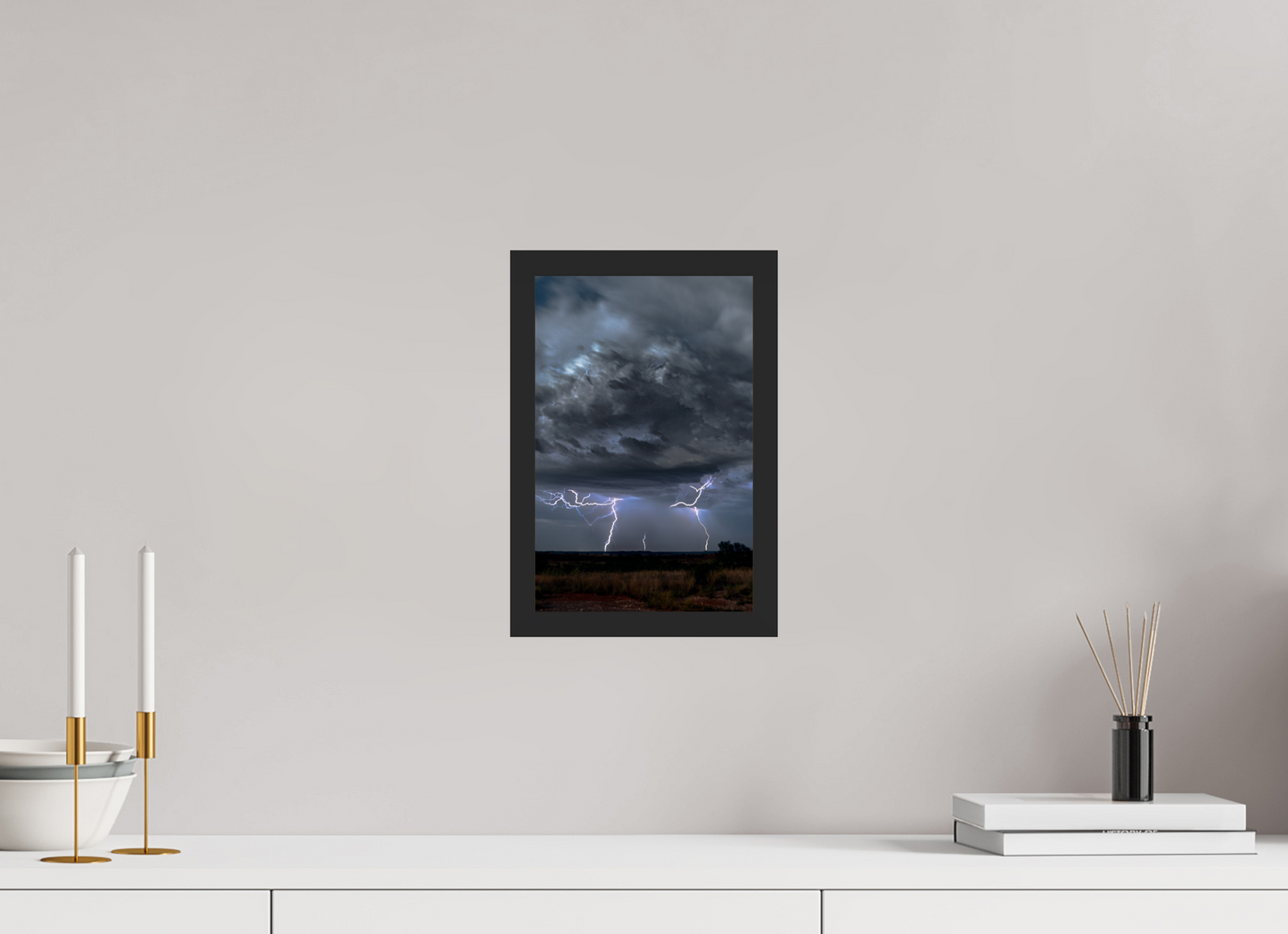 8 x 12″, Gallery Frame Fractured Storm