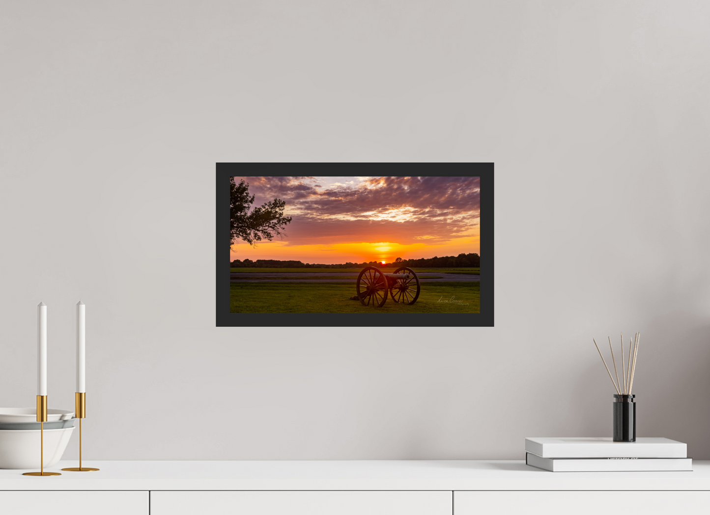 16 x 9″, Gallery Frame Echoes in the Last Light