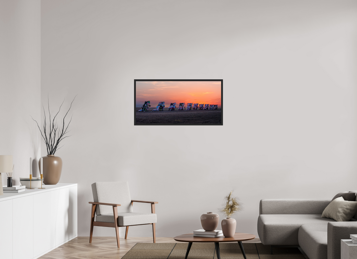 39.6 x 20″, Gallery Frame Before the Highway Woke