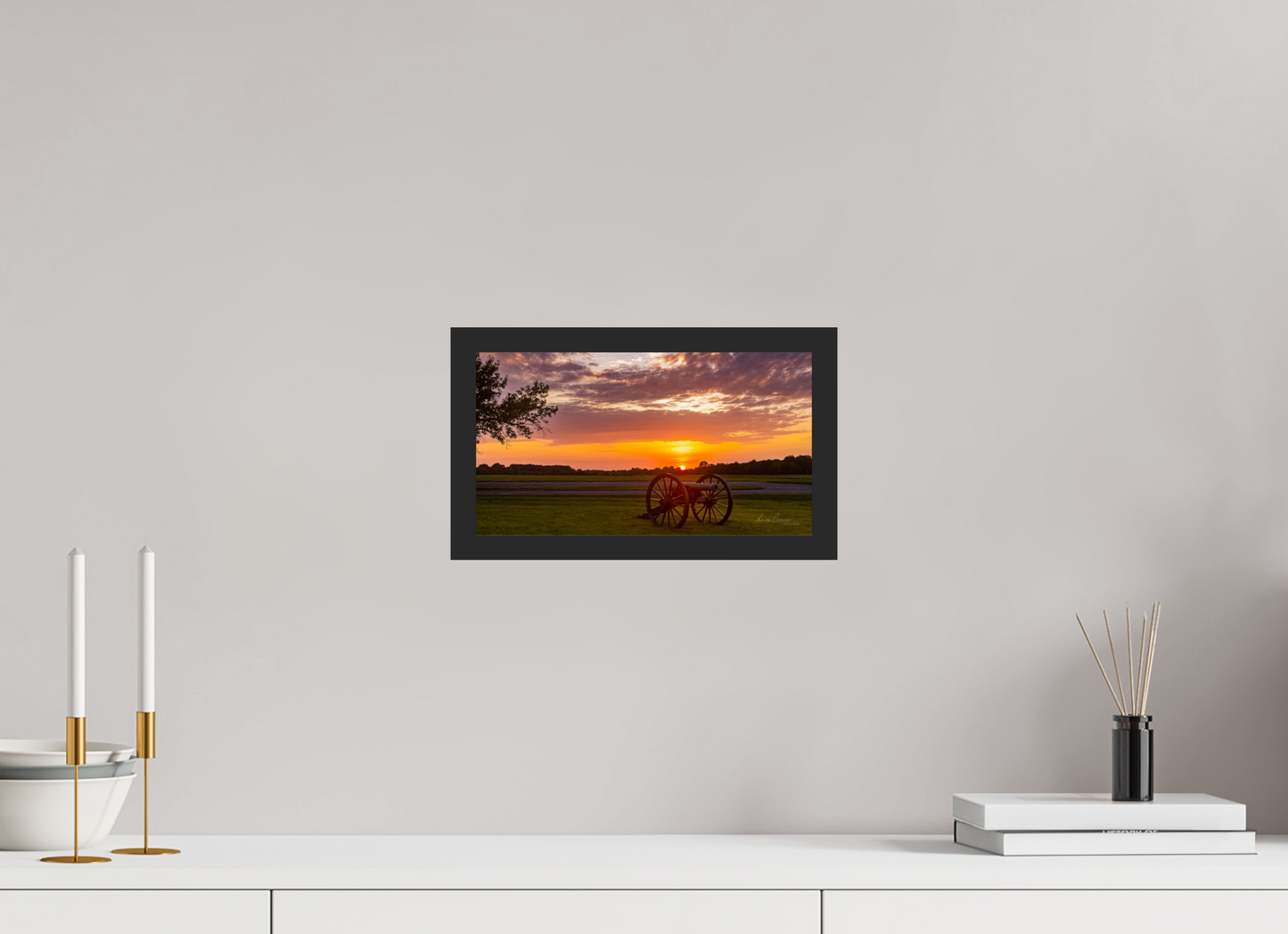 12 x 6.8″, Gallery Frame Echoes in the Last Light