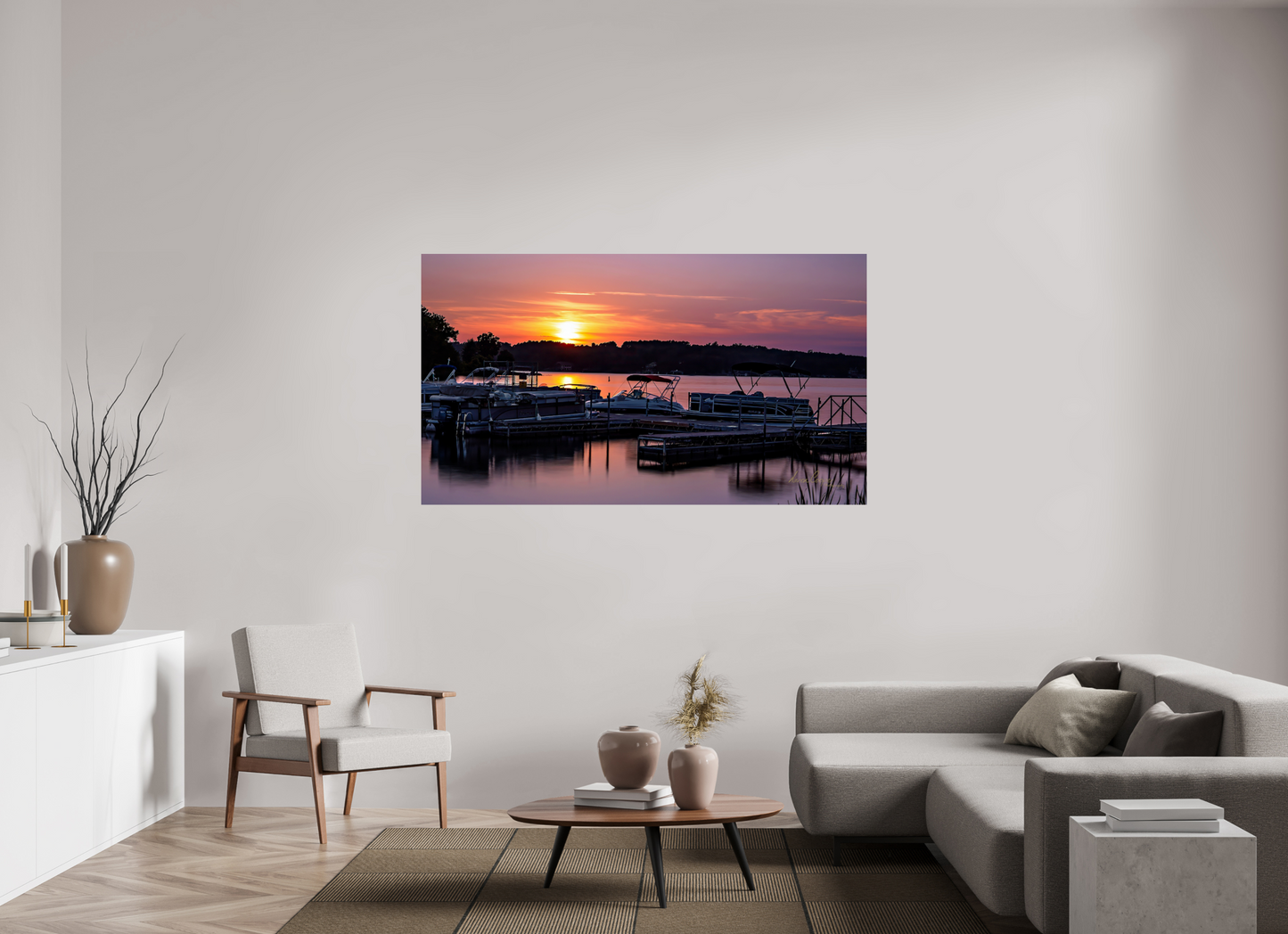 70 x 39.4″, Print Paper Anchored in the Last Light